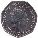 2021 FIFTY PENCE ( BU )