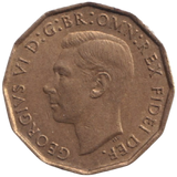 1950 THREEPENCE ( AUNC ) REF-35