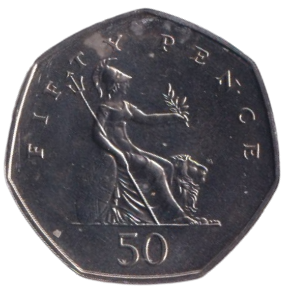 2008 FIFTY PENCE ( BU )
