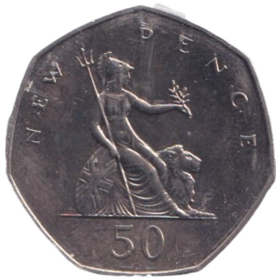 1975 FIFTY PENCE ( BU )