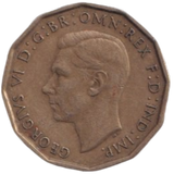 1946 THREE PENCE ( FINE ) REF-26