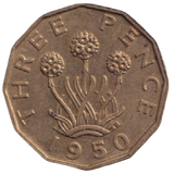 1950 THREEPENCE ( AUNC ) REF-39