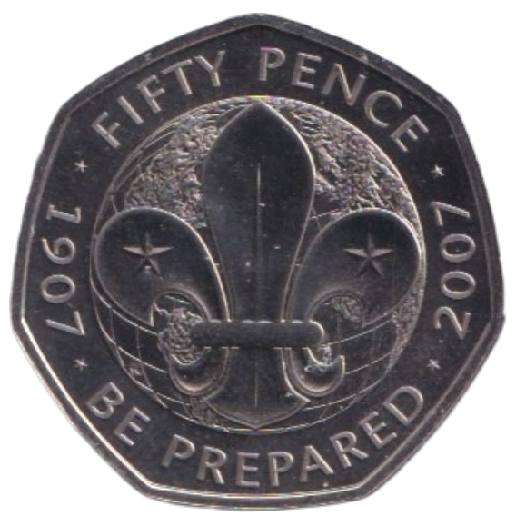 2019 FIFTY PENCE SCOUT MOVEMENT ( BU )