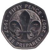 2019 FIFTY PENCE SCOUT MOVEMENT ( BU )