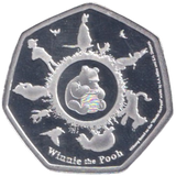 2020 SILVER PLATED 50P SHAPED COIN WINNIE THE POOH