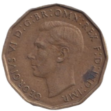1946 THREE PENCE ( FINE ) REF-6