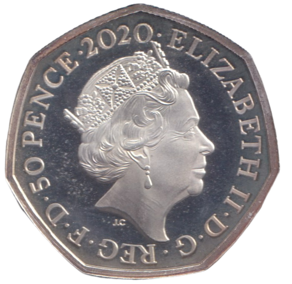 2020 SILVER PROOF 50P BREXIT