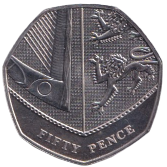 2021 FIFTY PENCE ( BU )