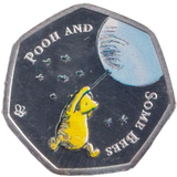 2020 SILVER PLATED 50P SHAPED COIN WINNIE THE POOH