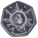 2020 SILVER PLATED 50P SHAPED COIN WINNIE THE POOH (Copy)