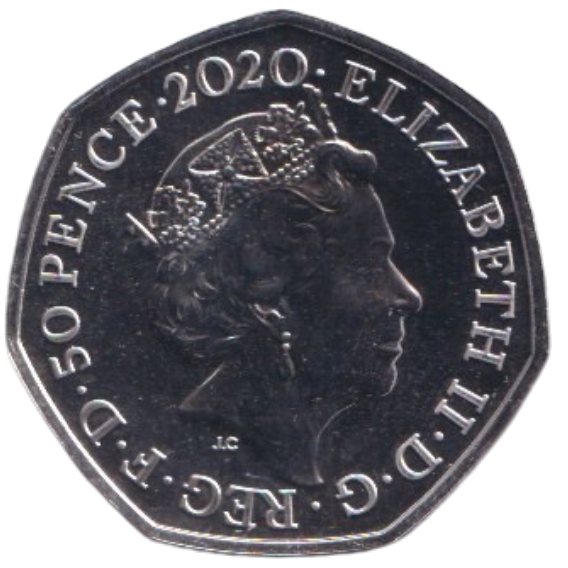 2020 FIFTY PENCE TOKYO OLYMPIC GAMES ( BU )