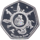2020 SILVER PLATED 50P SHAPED COIN WINNIE THE POOH