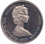 1973 PROOF 50 CENTS VIRGIN ISLANDS