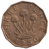 1950 THREEPENCE ( AUNC ) REF-33