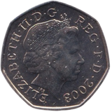 2008 FIFTY PENCE ( BU )