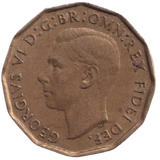 1950 THREEPENCE ( AUNC ) REF-40