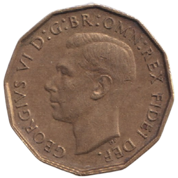 1950 THREEPENCE ( AUNC ) REF-43