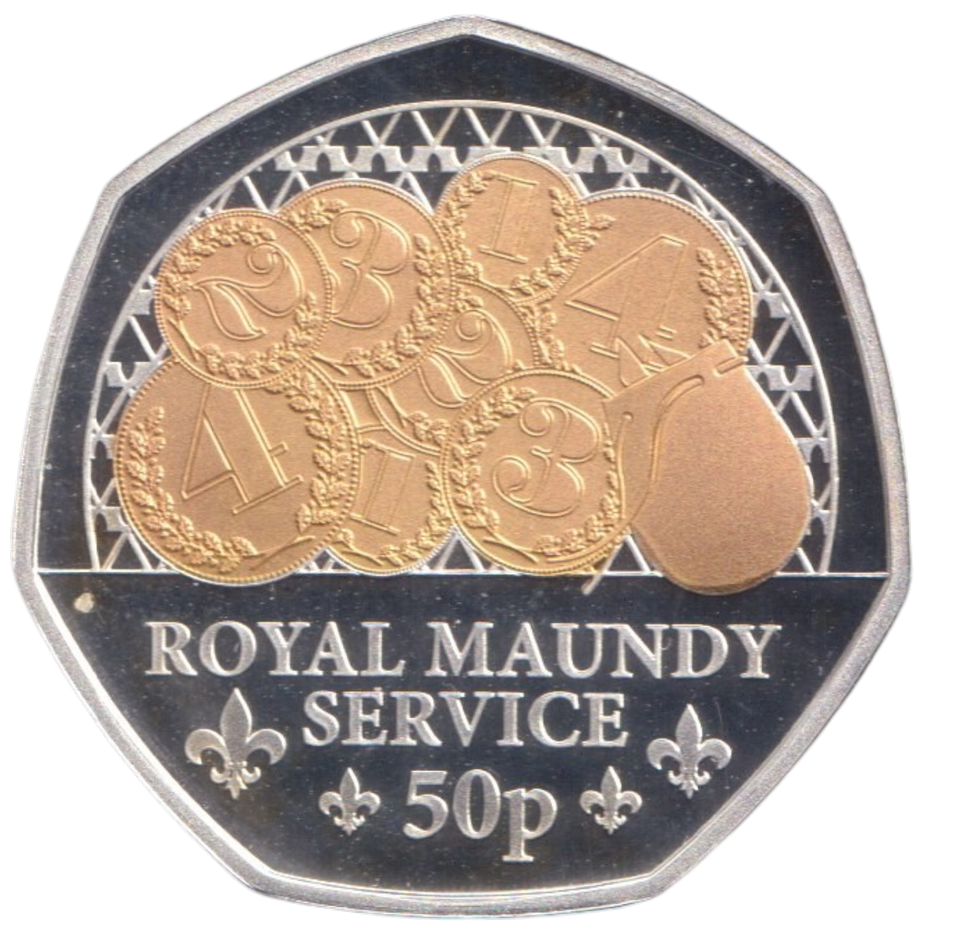 2024 SILVER PROOF 50P ROYAL MAUNDY SERVICE