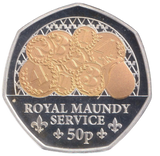 2024 SILVER PROOF 50P ROYAL MAUNDY SERVICE