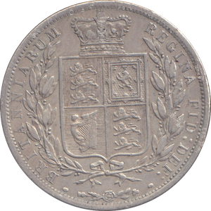 1886 HALFCROWN ( EF )