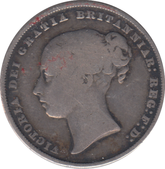 1858 SHILLING ( GF )