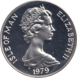 1979 SILVER PROOF MILLENNIUM OF TYNWALD CROWN ISLE OF MAN