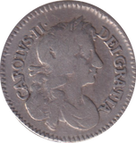1676 MAUNDY FOURPENCE ( FINE )
