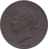 1826 HALFPENNY ( VF )