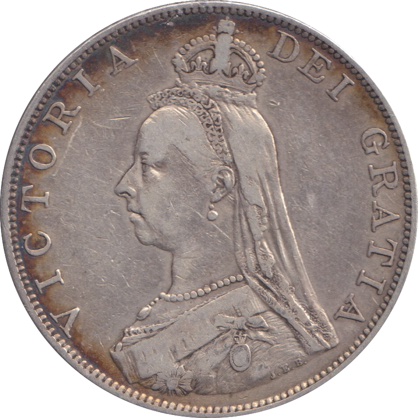 1887 DOUBLE FLORIN ( GF )
