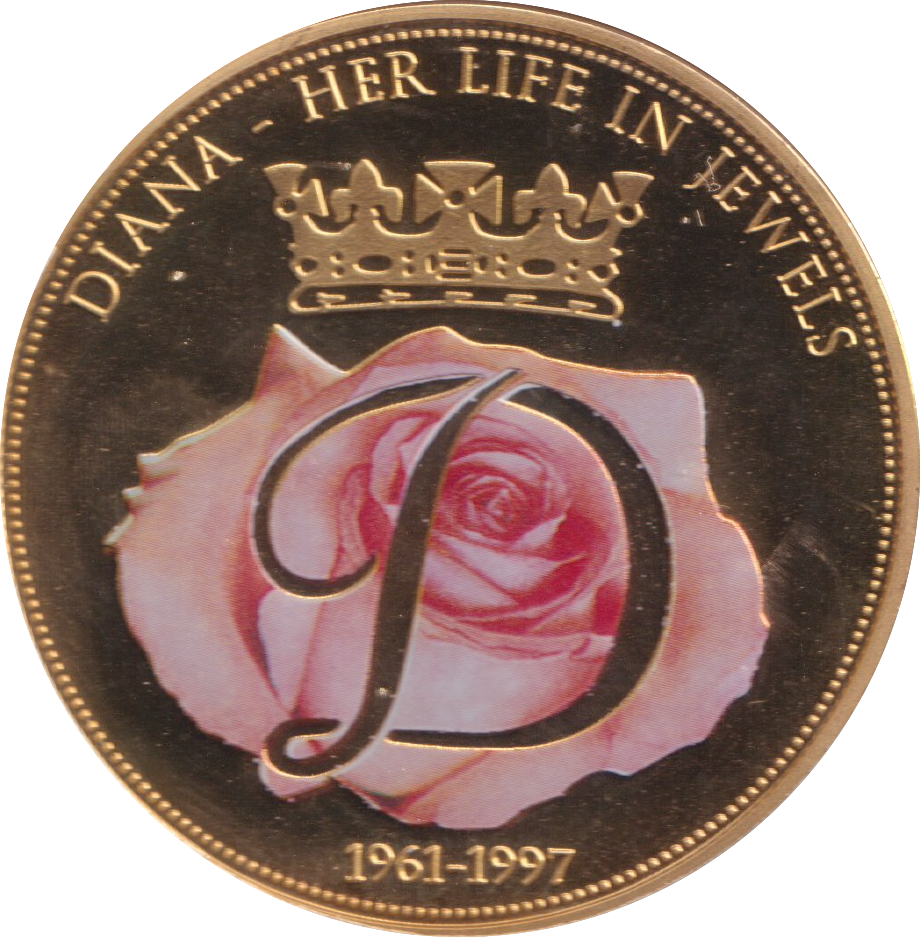 1997 DIANA - HER LIFE IN JEWELS MEDALLION