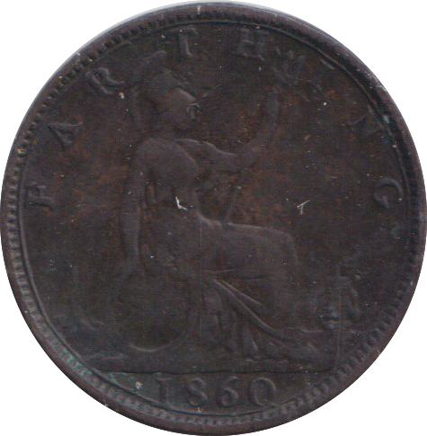 1860 FARTHING ( NF )