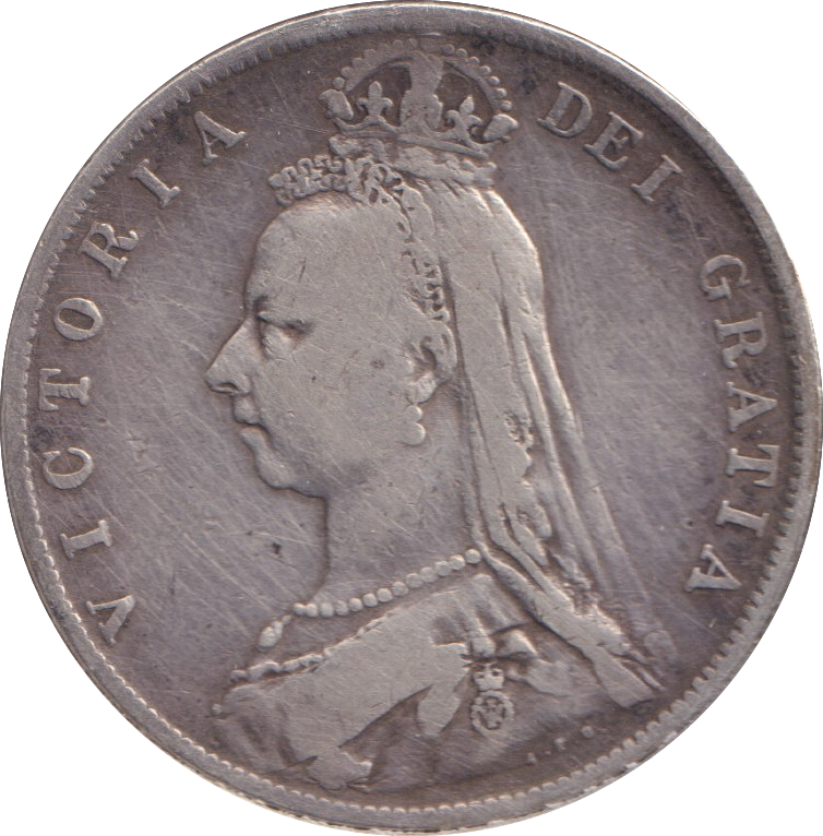 1890 HALFCROWN ( GF )