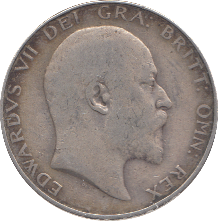 1908 HALFCROWN ( FINE )