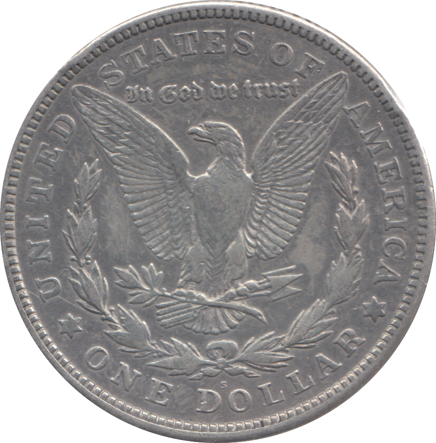 1921 SILVER SAN FRANCISCO ONE MORGAN DOLLAR USA