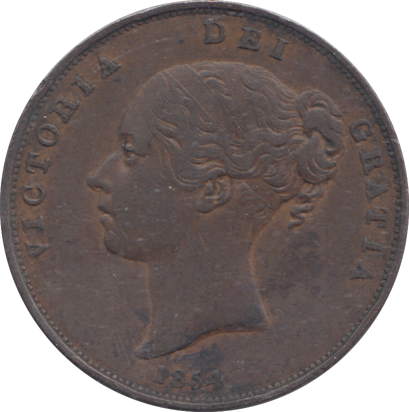 1854 PENNY ( VF )