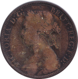 1876 HALFPENNY ( FINE )