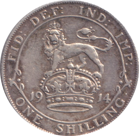 1914 SHILLING ( VF )