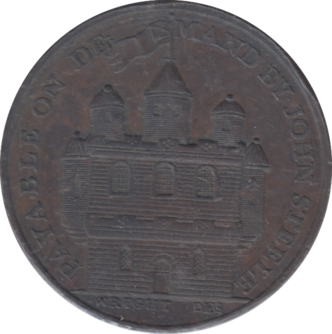 1797 FORFAR CASTLE HALFPENNY TOKEN