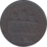 1797 FORFAR CASTLE HALFPENNY TOKEN