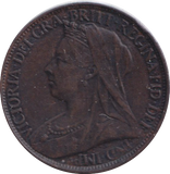 1898 FARTHING ( EF )