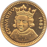 2012 SILVER PROOF OUR ROYAL SOVEREIGNS EDWARD V