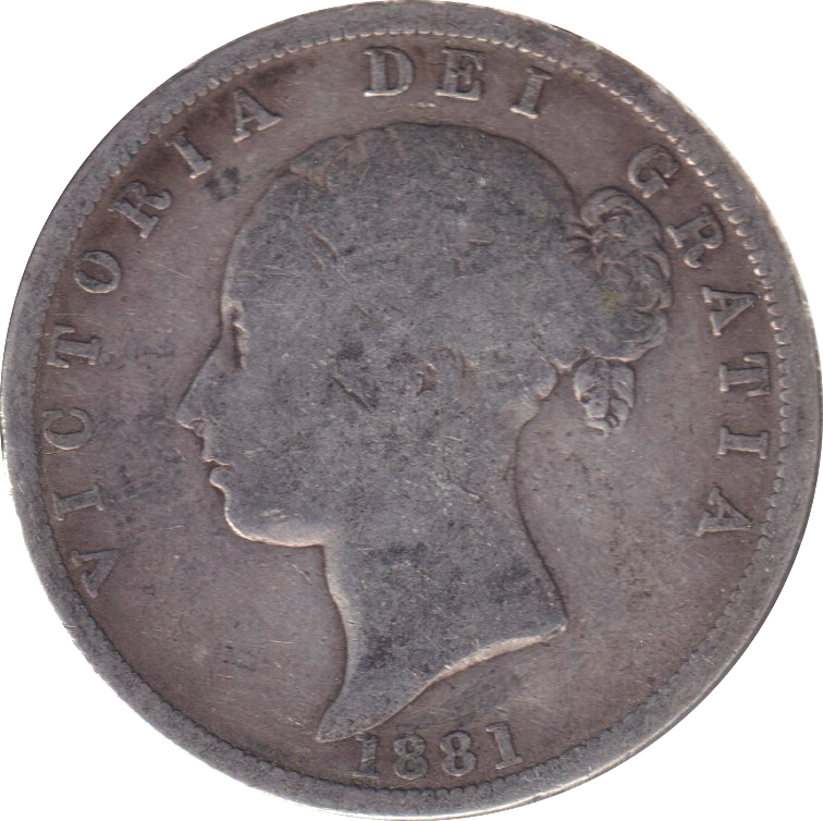 1881 HALFCROWN ( NF )