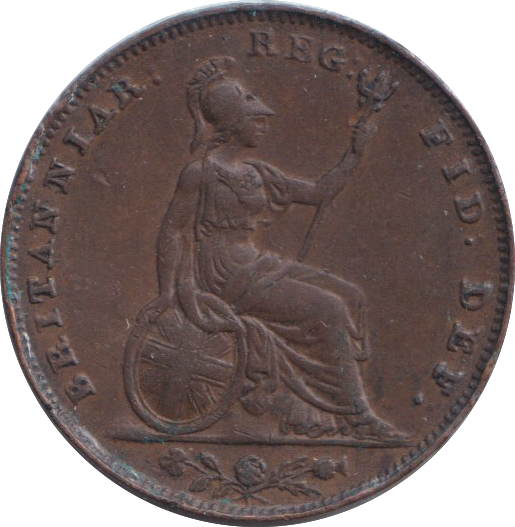 1853 FARTHING ( GVF )