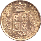 1877 GOLD SOVEREIGN ( EF )