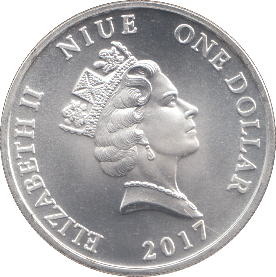 2017 1 OZ SILVER NIUE DOLLAR
