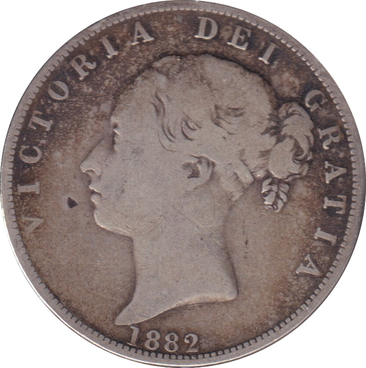 1882 HALFCROWN ( GF )