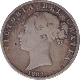 1882 HALFCROWN ( GF )