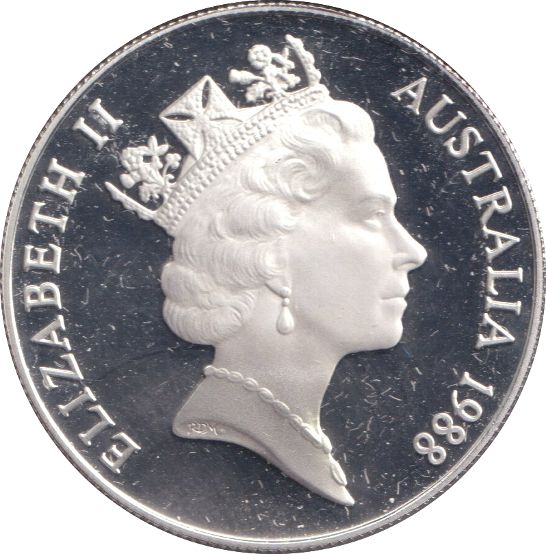 1988 SILVER PROOF 10 DOLLAR AUSTRALIA