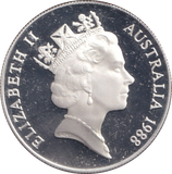 1988 SILVER PROOF 10 DOLLAR AUSTRALIA