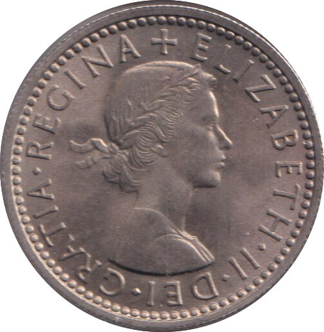 1959 SIXPENCE ( BU )